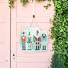 Songbird Grove Collection - Festive Nutcracker Door Hanger