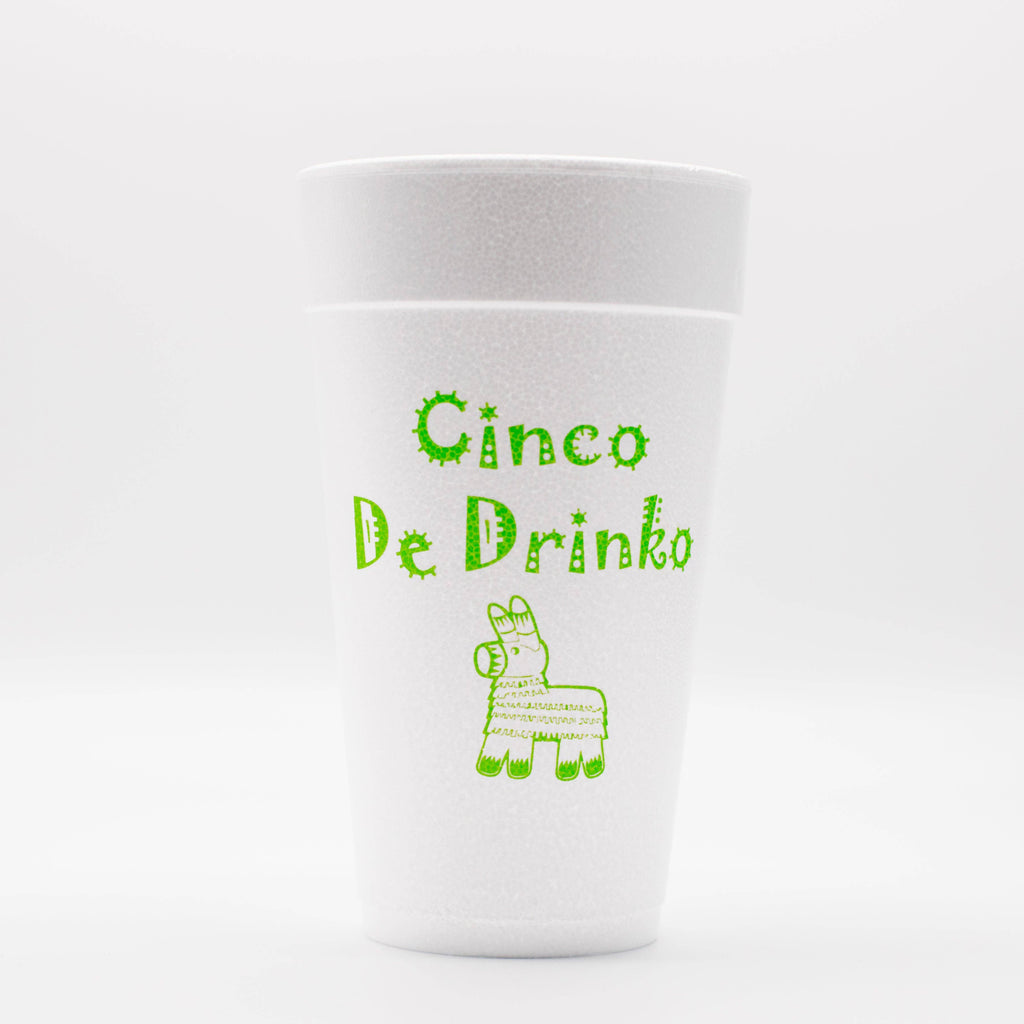 Cinco De Drinko Foam Cup Set