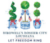 Tote Bag Natural Canvas-Let Freedom Ring Birdwell’s Bossier City, Louisiana
