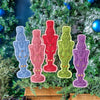 Songbird Grove Collection - Flocked Nutcracker Yard Art
