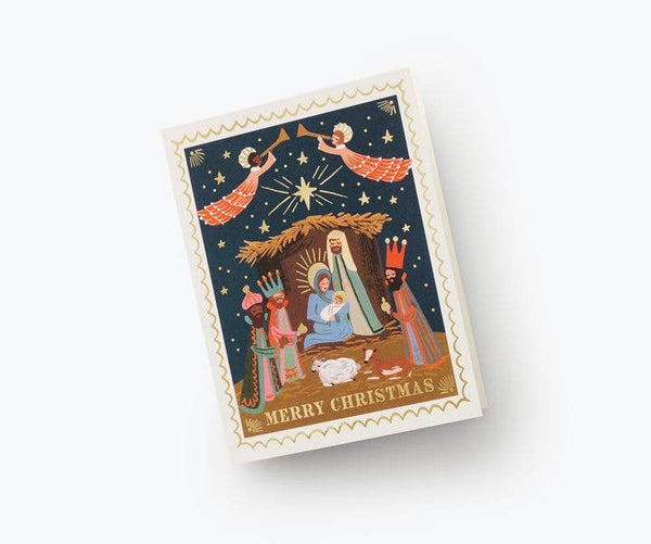 Rifle Paper Co. Christmas Nativity Card Birdwell's