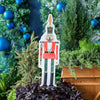 Songbird Grove Collection - Mini Nutcracker Garden Stakes