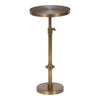 Kate and Laurel - Engles Adjustable Embossed Metal Table and Plant Stand