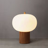 Nova of California - Tambo Accent Table Lamp - Dark Walnut Wood Finish