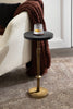 Kate and Laurel - Engles Adjustable Embossed Metal Table and Plant Stand