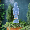 Songbird Grove Collection - Flocked Nutcracker Yard Art