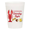 Louisiana Saturday Night Crawfish Frosted Cup Set