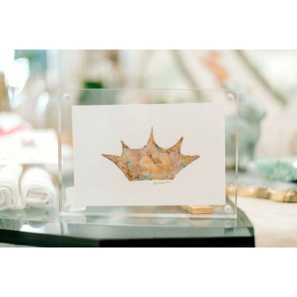 Crown Acrylic Framed Print