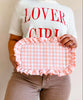 Gingham Ruffle Bag