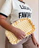 Gingham Ruffle Bag