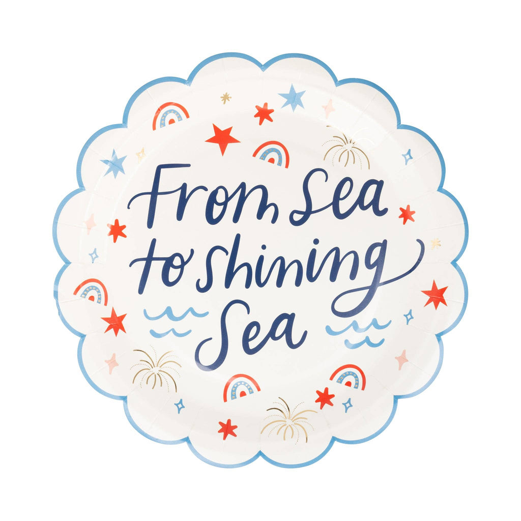 For Shining Sea Plate Set