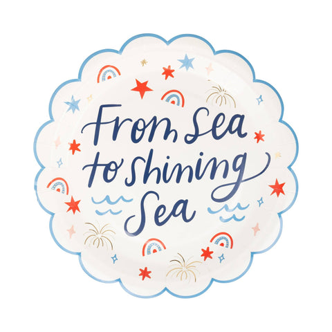 For Shining Sea Plate Set