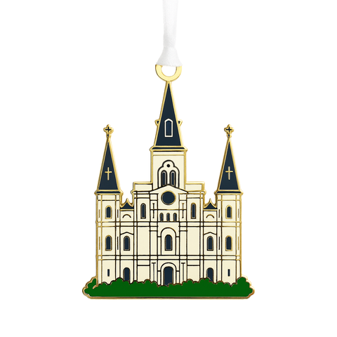 St. Louis Cathedral Enamel Ornament