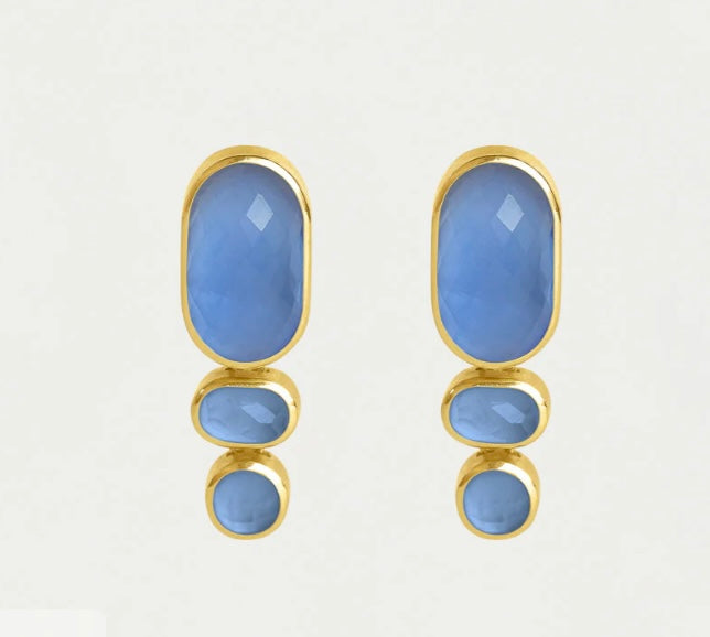 Mercer Gemstone Statement Drop Earrings by Dean Davidson