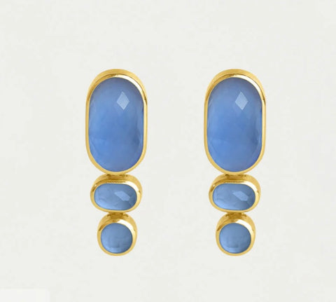 Mercer Gemstone Statement Drop Earrings by Dean Davidson