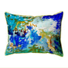 Abstract Blue Indoor/Outdoor Pillow
