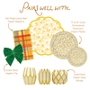 Fall Plaid Paper Guest Towel Napkins
