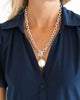 Susan Shaw - Cotton Pearl Toggle Necklace