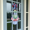 Red, White and Bloom- Door Hanger