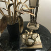 Hand-Beaded Metal Crown Table Ornament