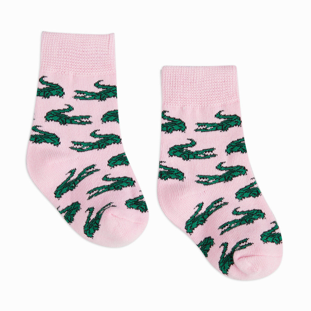 Baby Pink Gator Socks