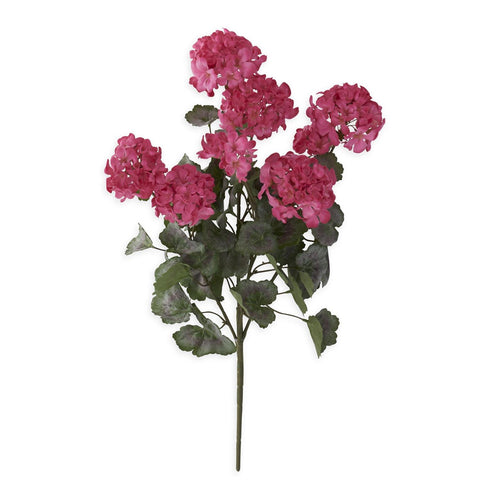 Pink Geranium Spray 24” L