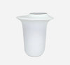 Porcelain White and Gray Vase