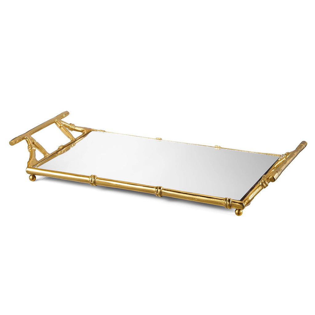 Bamboo Mirrored Tray
