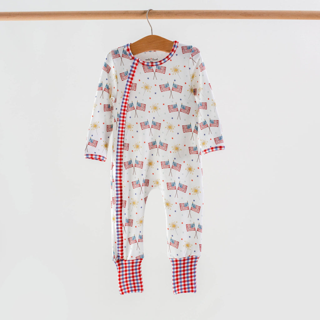 Patriotic Parade Organic Cotton Kids Pajamas