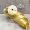 Gold Metallic Mesh Ribbon