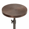 Kate and Laurel - Engles Adjustable Embossed Metal Table and Plant Stand