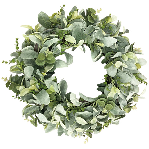 Mixed Greenery & Eucalyptus Wreath
