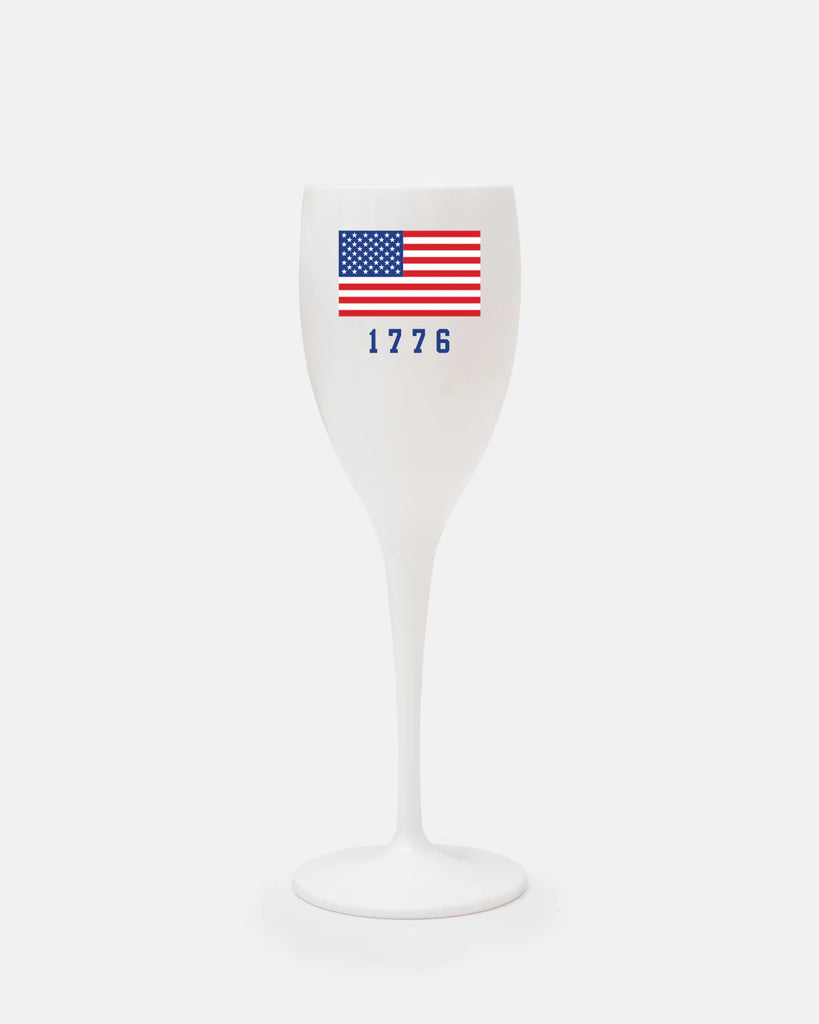 USA 1776 Acrylic Champagne Flute