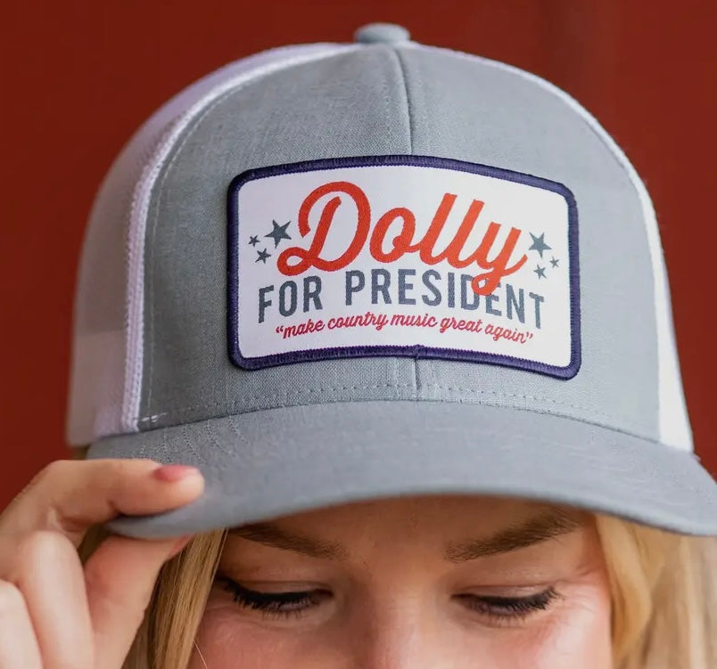 Dolly for President - Patch Trucker Hat