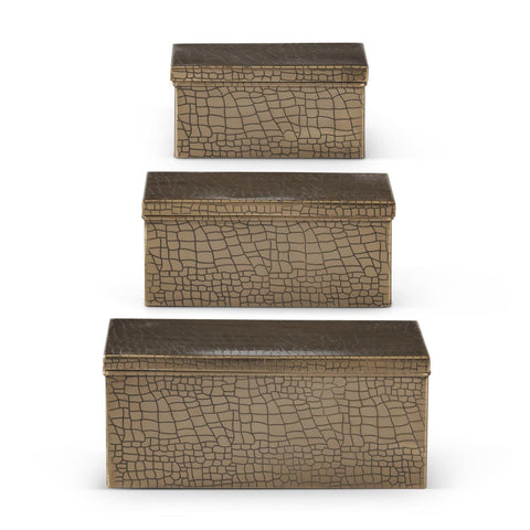 Alligator Embossed Box