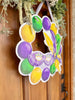 Mardi Gras Mask Wreath