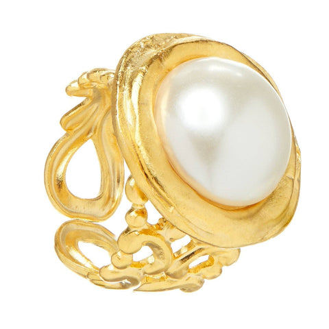 Susan Shaw - Pearl Cab Ring