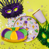 King Cake Party Plate Set