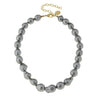 Susan Shaw - Grey Baroque Pearl Necklace