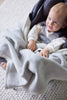 ChappyWrap - Harborview Herringbone Light Grey Blanket