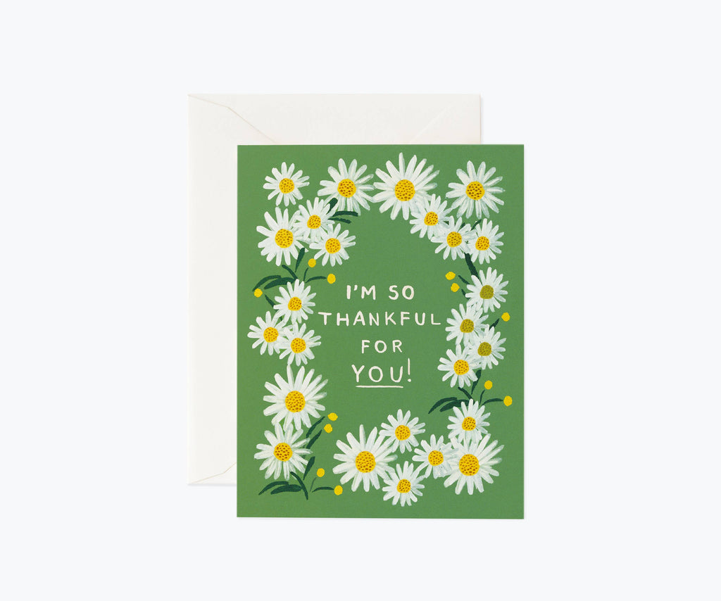 Rifle Paper Co. - Daisies Thankful for You Card