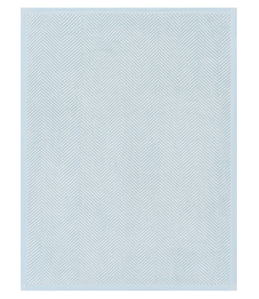 ChappyWrap - Harborview Herringbone Sky Mini Blanket