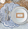 Blue Oyster Plate Die Cut Placemats