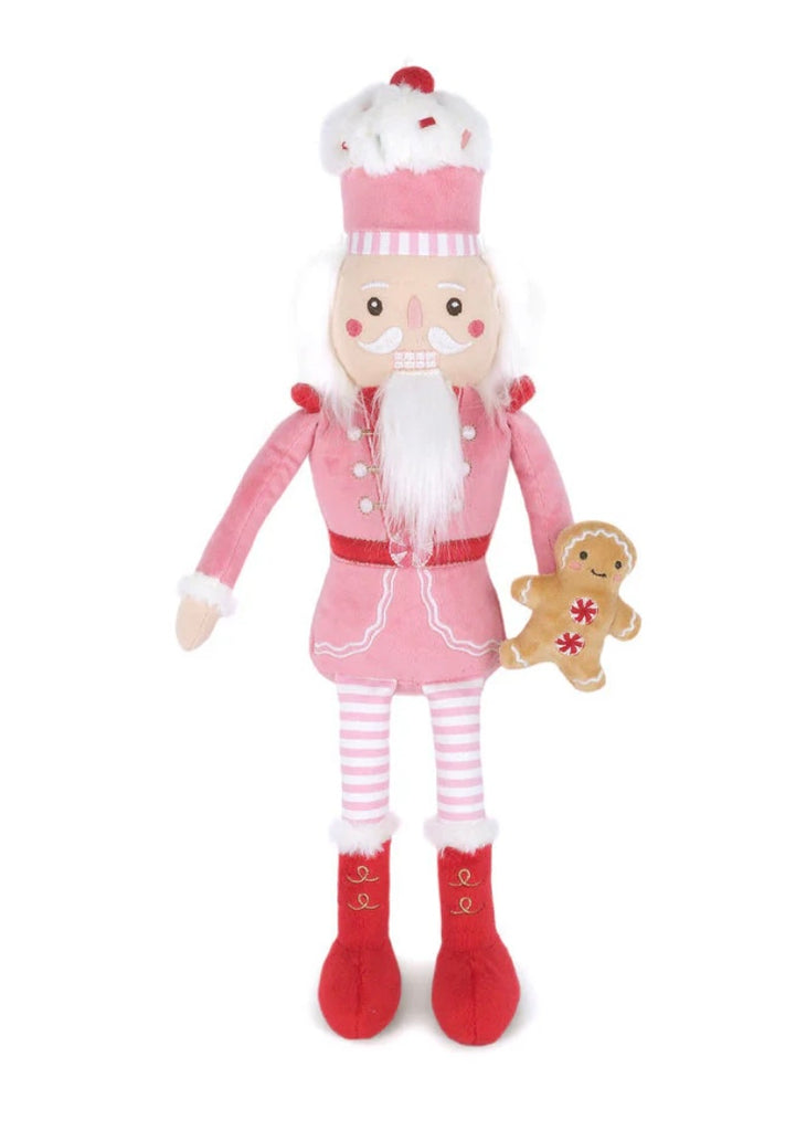 Pink Gingerbread Nutcracker Doll