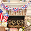 Patriotic Bunting Garland Panels