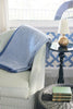 ChappyWrap - Harborview Herringbone Cornflower Blanket