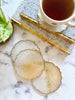 Round Two Tone Coaster Set