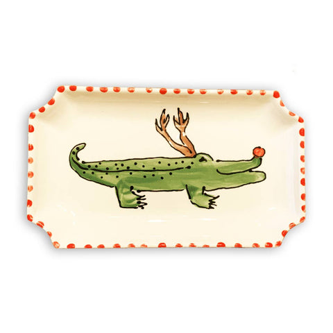 Reindeer Alligator Orleans Tray