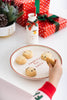 Santa Christmas Cookie Plate & Milk Jug Holiday Set