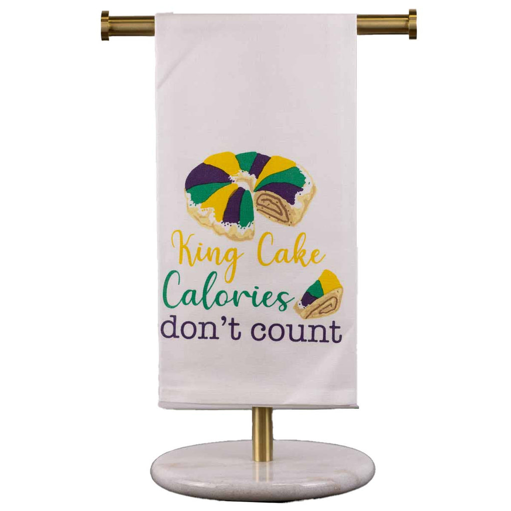 King Cake Calories Hand Towel